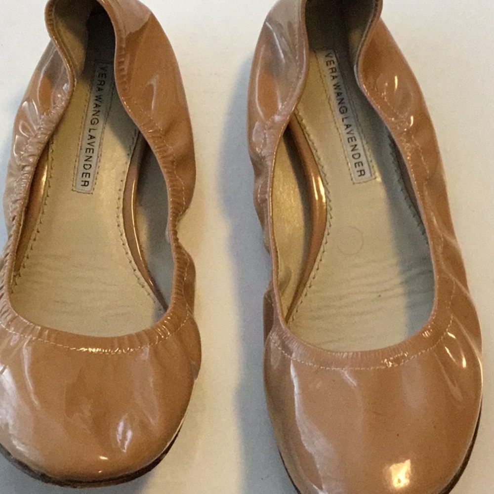 Leather soled patent leather and leather lined